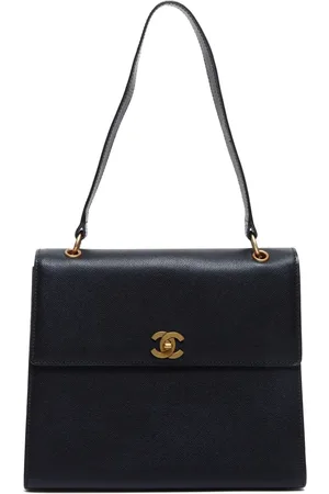CHANEL Skuldertaske med drejelås fra 2000