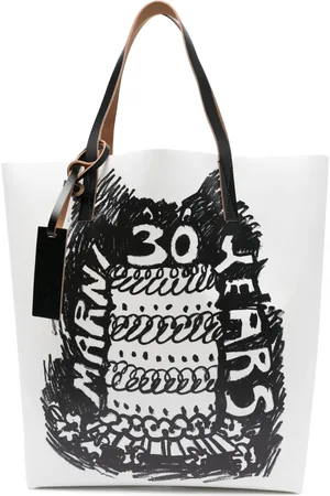 Marni Tote med logotryk