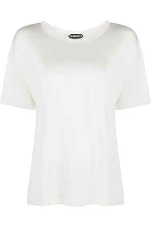 Tom Ford Kortærmet T-shirt i silke
