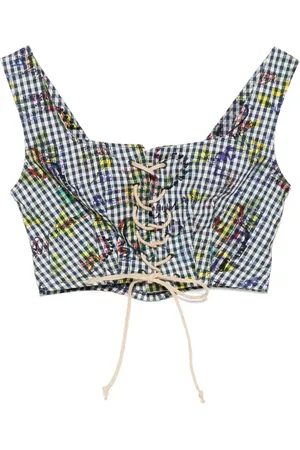 Vivienne Westwood Top med grafisk tryk fra 2018
