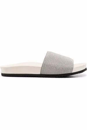 Brunello Cucinelli Slip-on sandaler med åben tå
