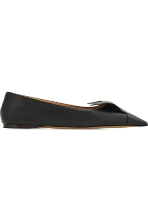 Salvatore Ferragamo Bow ballerinaer i læder