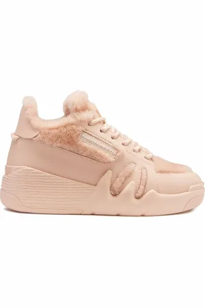 Giuseppe Zanotti Talon mid-top sneakers med lammeskindsfor