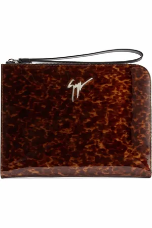 Giuseppe Zanotti Fabian clutch i lakeret læder