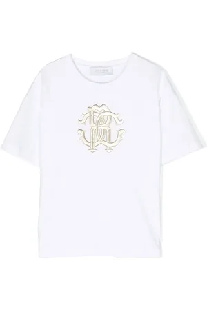 Roberto Cavalli T-shirt med broderet logo