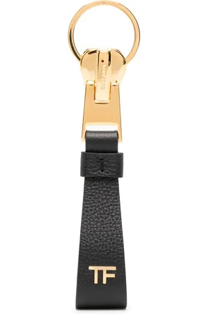 Tom Ford Clutch i læder med monogramtryk