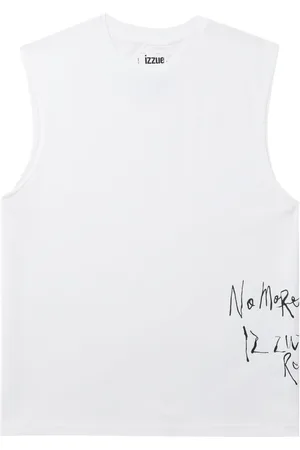 Izzue Vest med grafisk tryk
