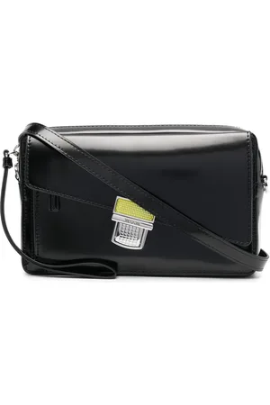 Msgm Crossbody-taske i imiteret læder med logo