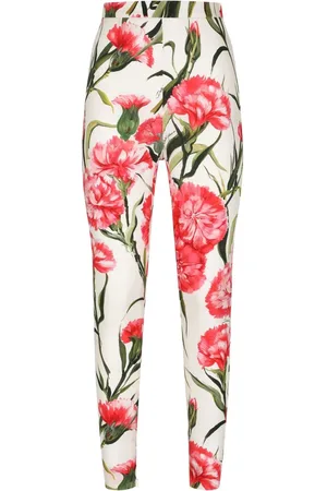 Dolce & Gabbana Leggings med blomstertryk