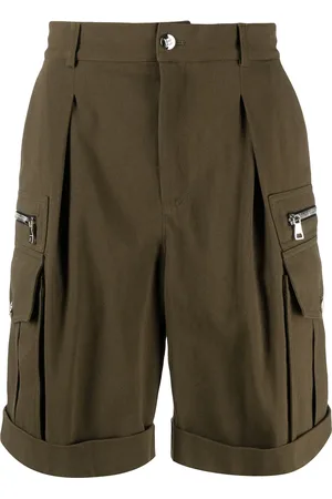 Balmain Knælange shorts med lynlåsdetalje
