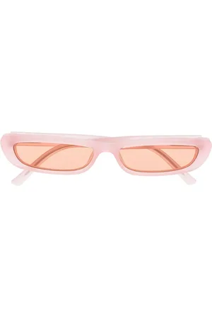 Linda Farrow X The Attico Thea solbriller med smalt stel