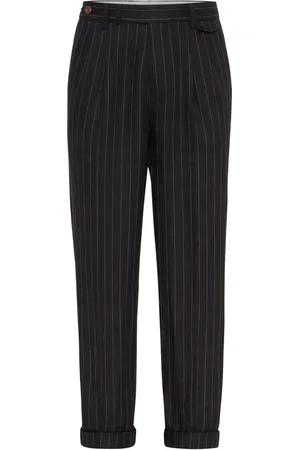 Brunello Cucinelli Kalk-stribede bukser