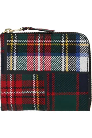 Comme des Garçons Red Tartan Wallet