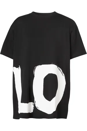 Burberry Oversize T-shirt med love-tryk