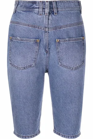 Balmain Back-to-front denimshorts