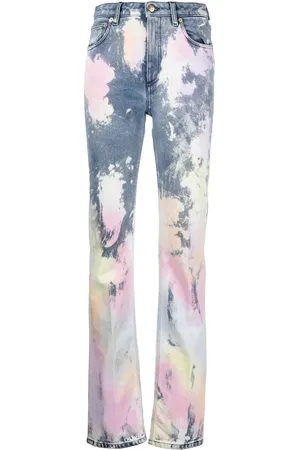 Roberto Cavalli Bootcut-jeans med bleget effekt