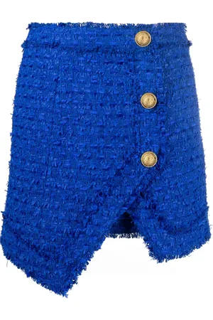 Balmain Kort nederdel i tekstureret tweed
