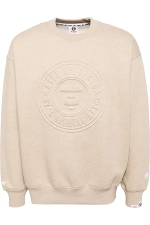 A Bathing Ape Præget sweatshirt med logotryk