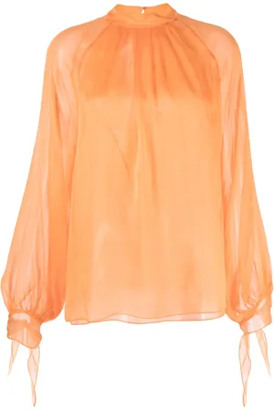 Roberto Cavalli Halvgennemsigtig bluse