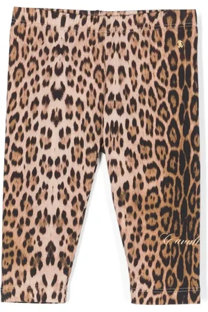 Roberto Cavalli Leggings med leopardtryk