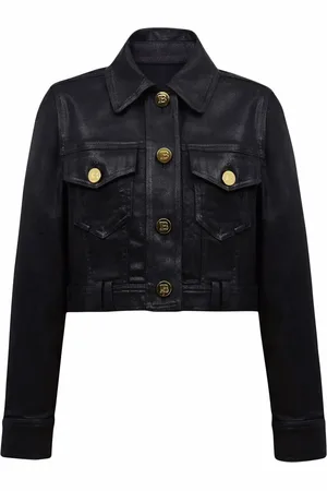 Balmain Cropped denimjakke