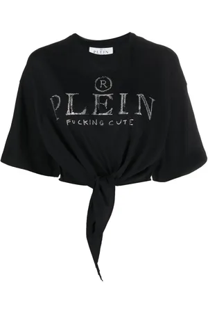 Philipp Plein T-shirt med udsmykket logo