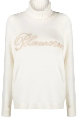 BLUMARINE Trøje med logobogstaver