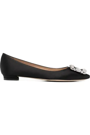 Manolo Blahnik Hangisi ballerinaer med spænde