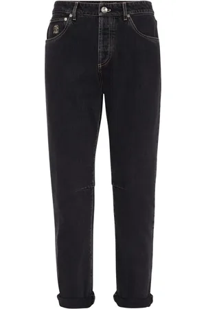 Brunello Cucinelli Jeans med logomærke og smalle ben