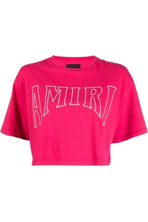 AMIRI Cropped T-shirt med logotryk