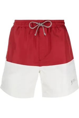 Brunello Cucinelli Badeshorts med panel-design