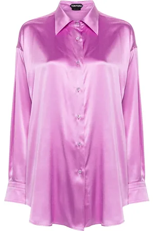 Tom Ford Skjorte i satin med knapper