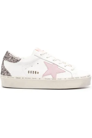 Golden Goose Hi Star sneakers med glimmer