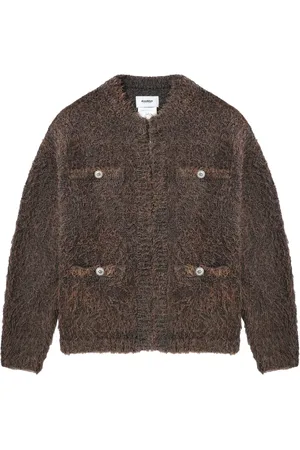 DOUBLET Cardigan med tekstureret finish
