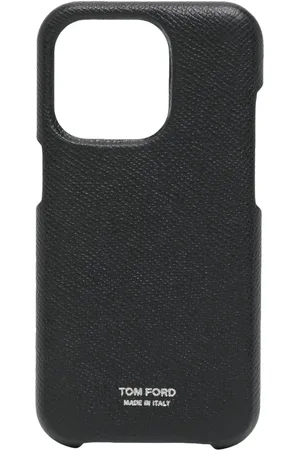 Tom Ford IPhone 13 cover i læder med logobogstaver