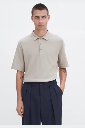 Filippa K Cotton Jersey Polo Shirt