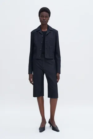 Filippa K Straight Cotton Linen Shorts