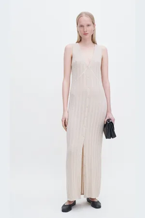Filippa K Buttoned Mesh Dress