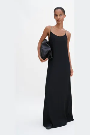 Filippa K Draped Twill Strap Dress