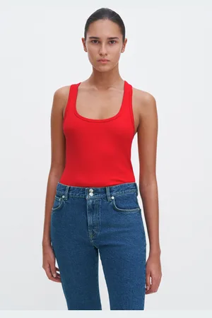 Filippa K Fine Rib Scoop Tank