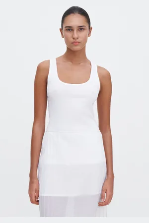 Filippa K Fine Rib Scoop Tank