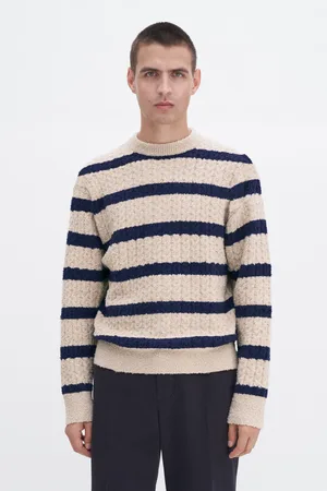 Filippa K Braided Striped Sweater