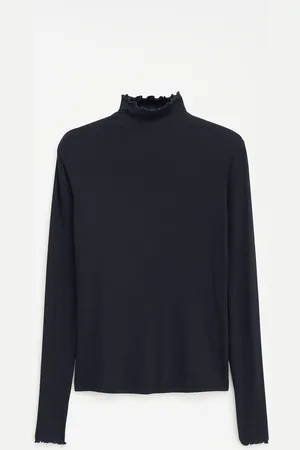 Filippa K Sheer Wool Mock Top