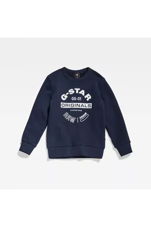 G-Star Drenge Højhalset - Kids Print Sweater