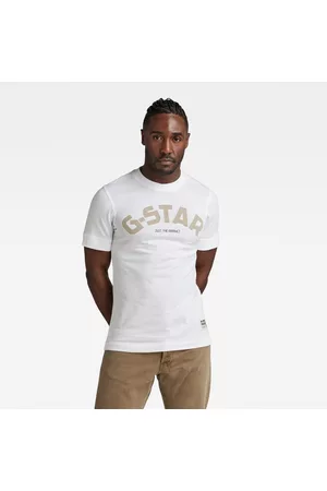 G-Star Mænd Kortærmede - Puff Logo Slim T-Shirt