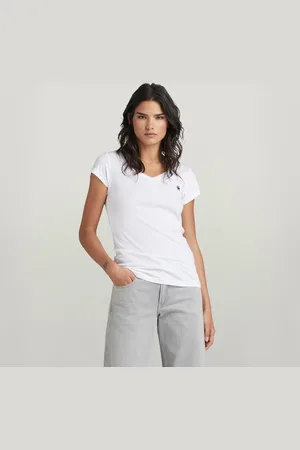 G-Star Eyben Slim V-Neck Top - - Women