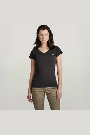 G-Star Eyben Slim V-Neck Top - - Women