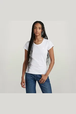 G-Star Eyben Slim V-Neck Top 2.0 - - Women