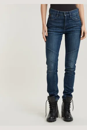 G-Star Ace 2.0 Biker Slim Straight Jeans - - Women
