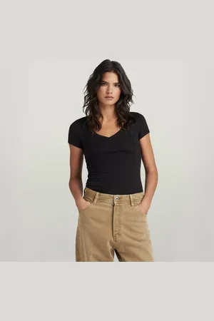 G-Star Base V-Neck Cap Top - - Women